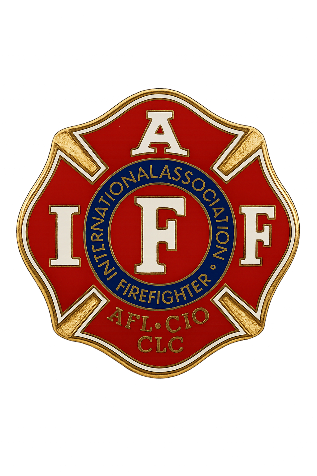 IAFF License Plate Medallion