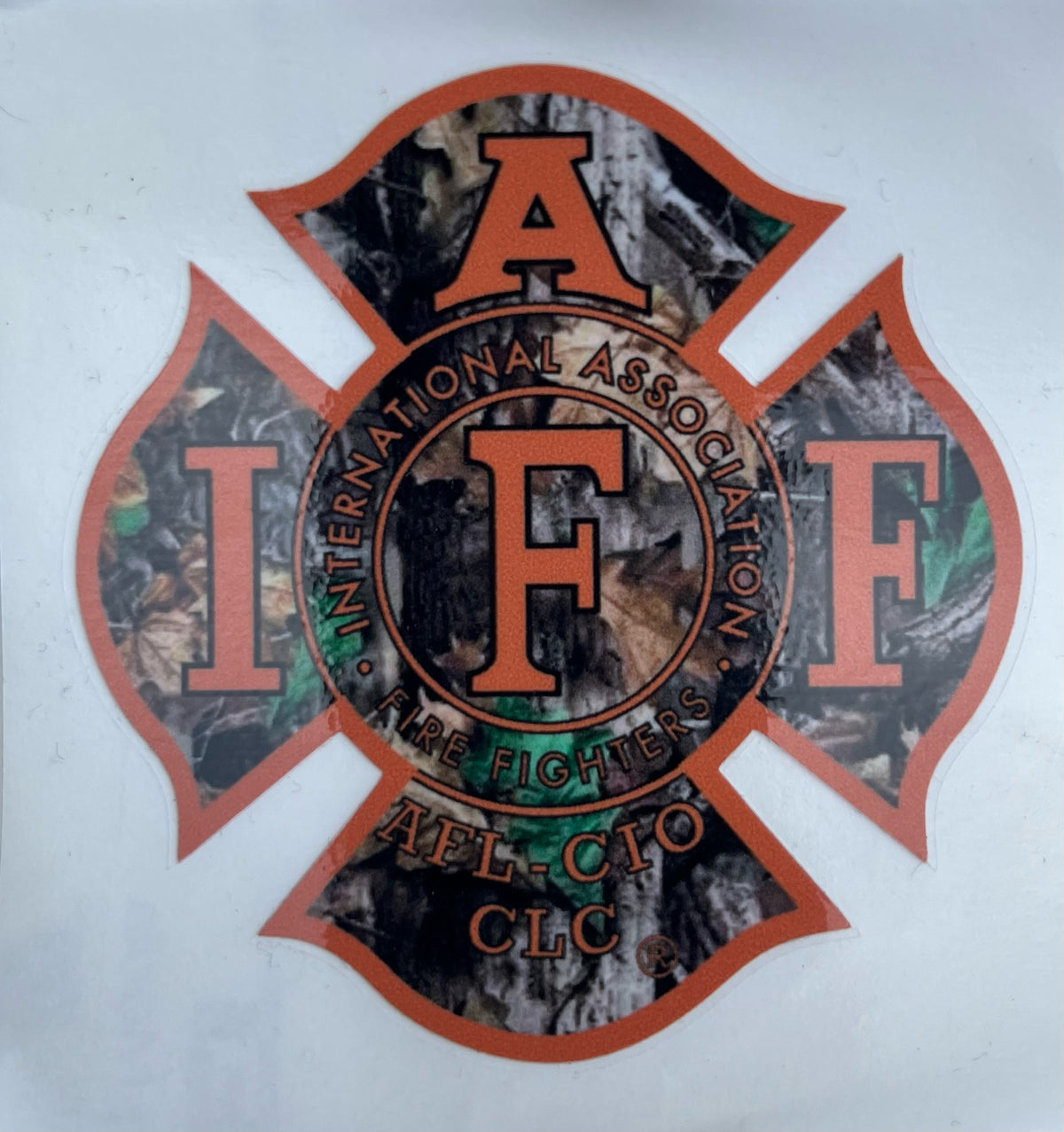 Iff Sticker Sticker IAFF - Camo – Firefighters Benevolent Association of Pembroke Pines