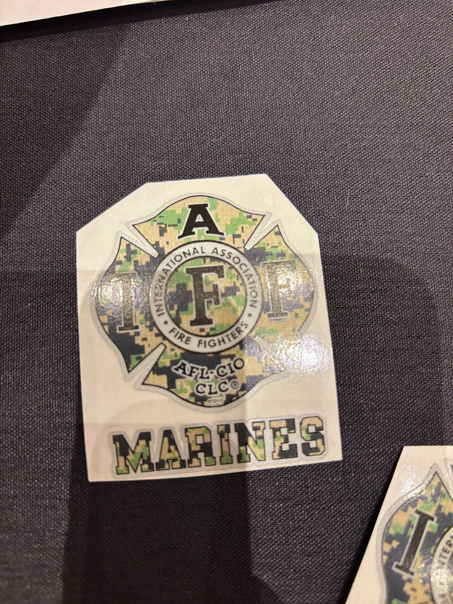 Marines IAFF sticker