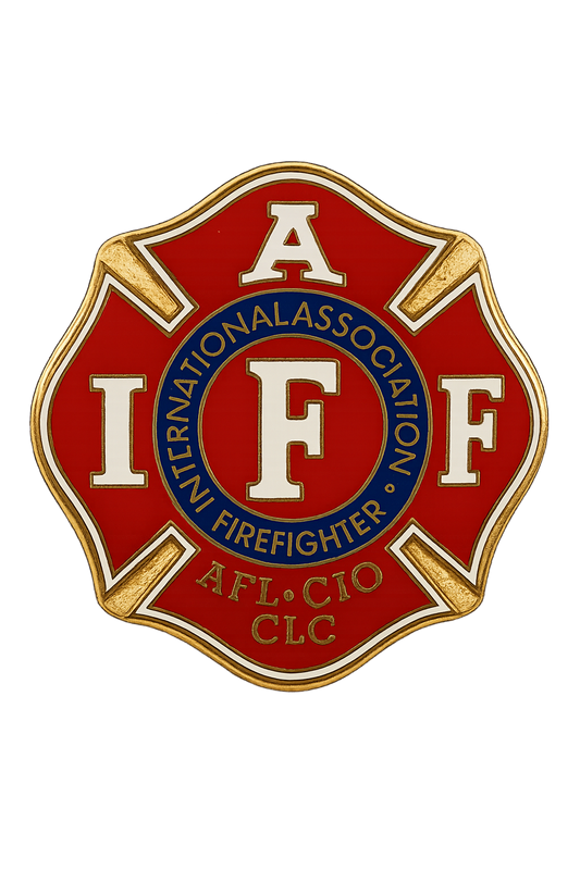 IAFF License Plate Medallion