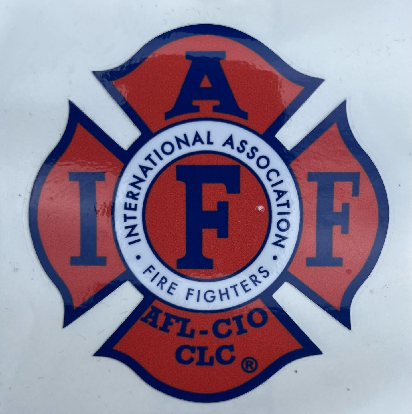 Sticker IAFF - Orange/Blue