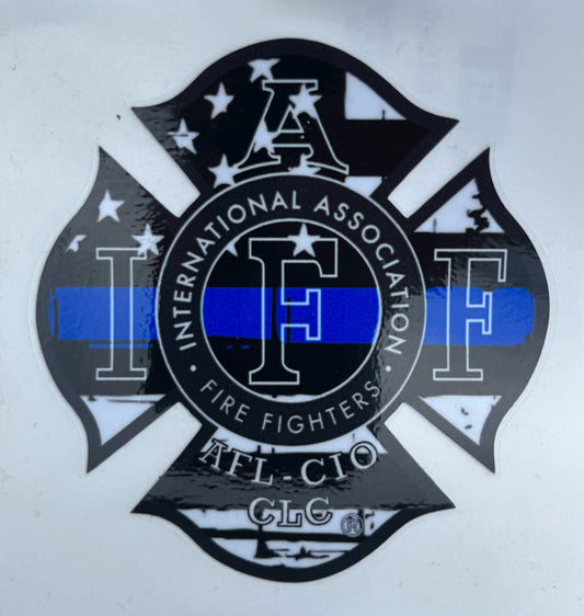 Sticker IAFF - Thin Blue Line